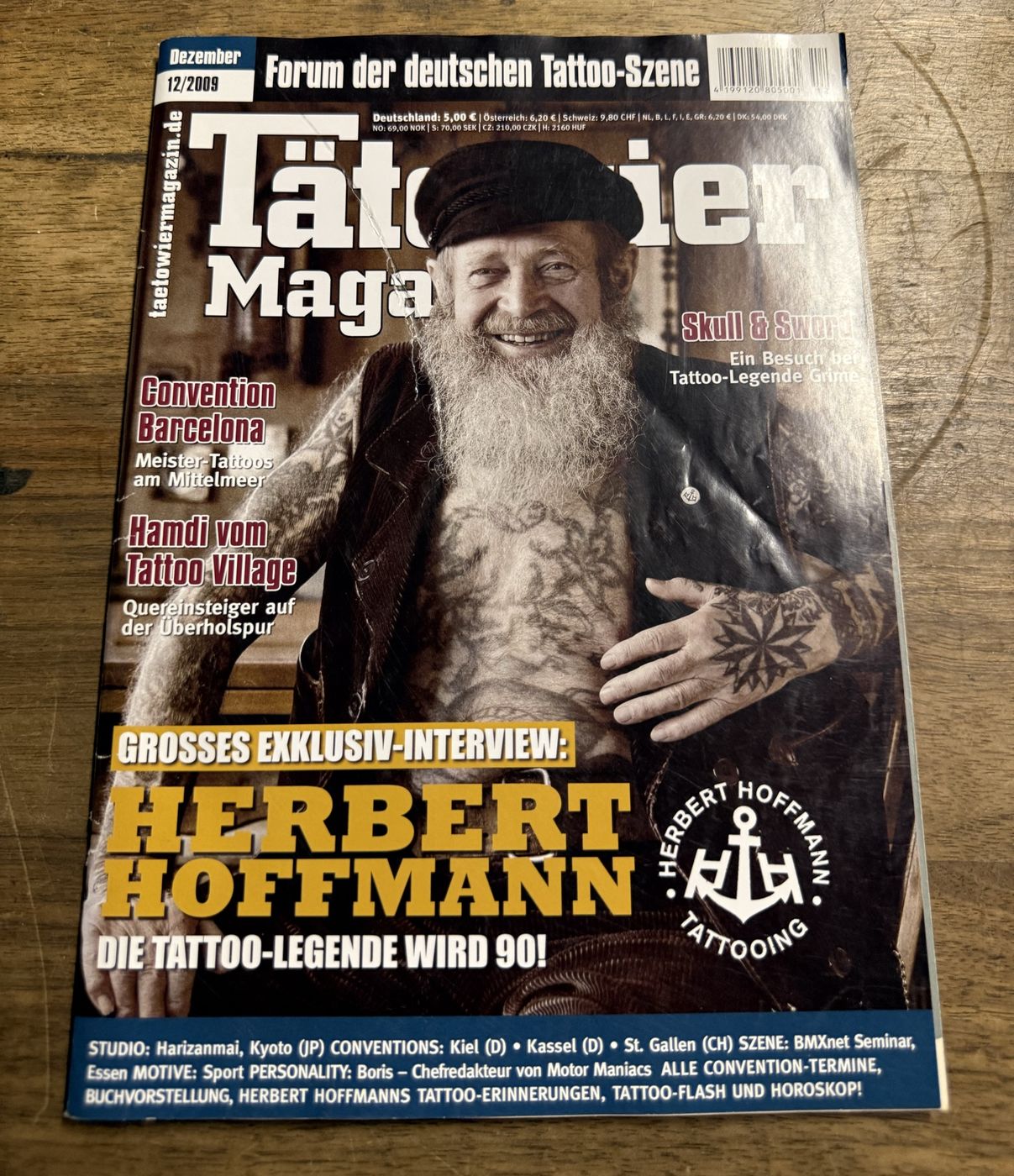 Tätowier Magazin 12/2009 · Herbert Hoffmann wird 90