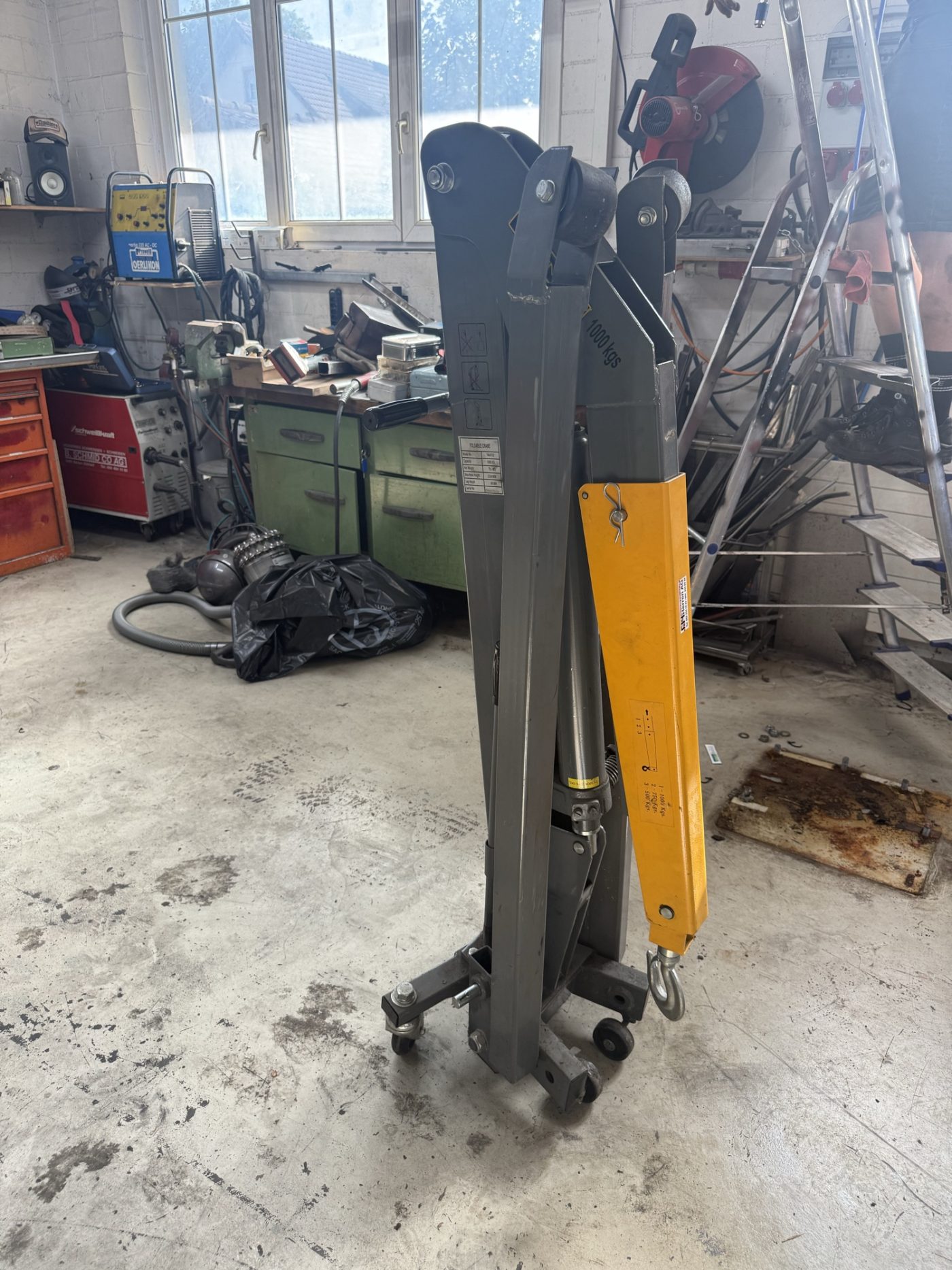 Grue d'atelier pliable Winntec 1000 kg · Y440102