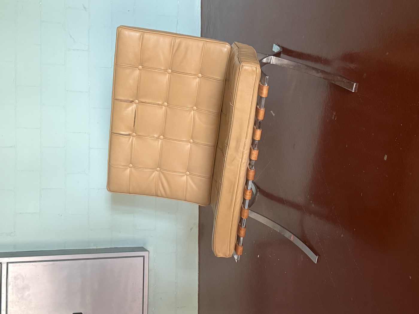 Barcelona Chair · Leder cognac