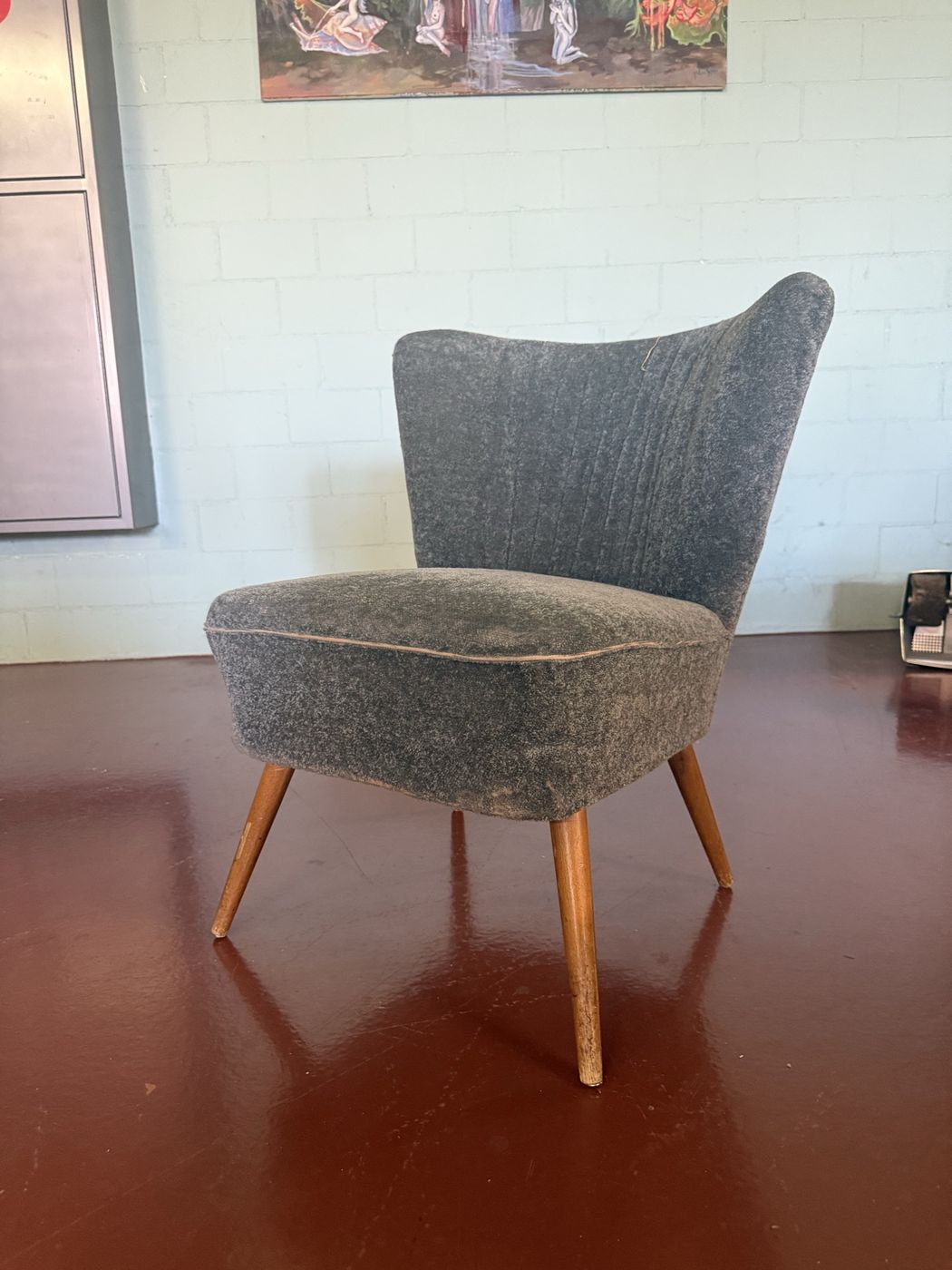 Grey cocktail chair