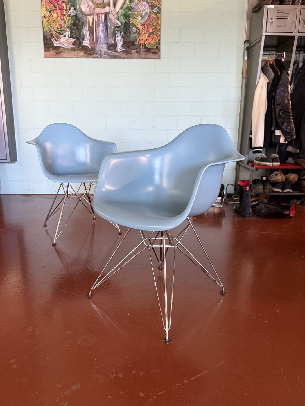 Eames Plastic Armchair DAR · pair