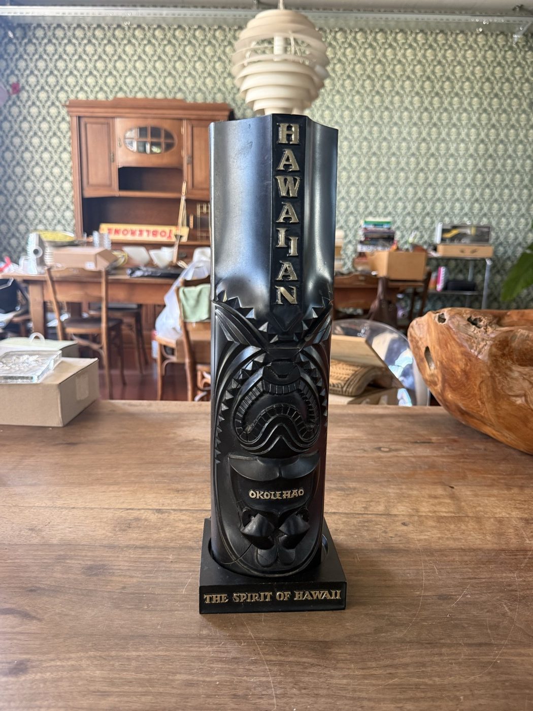 Okolehao tiki bottle «The Spirit of Hawaii» · three parts