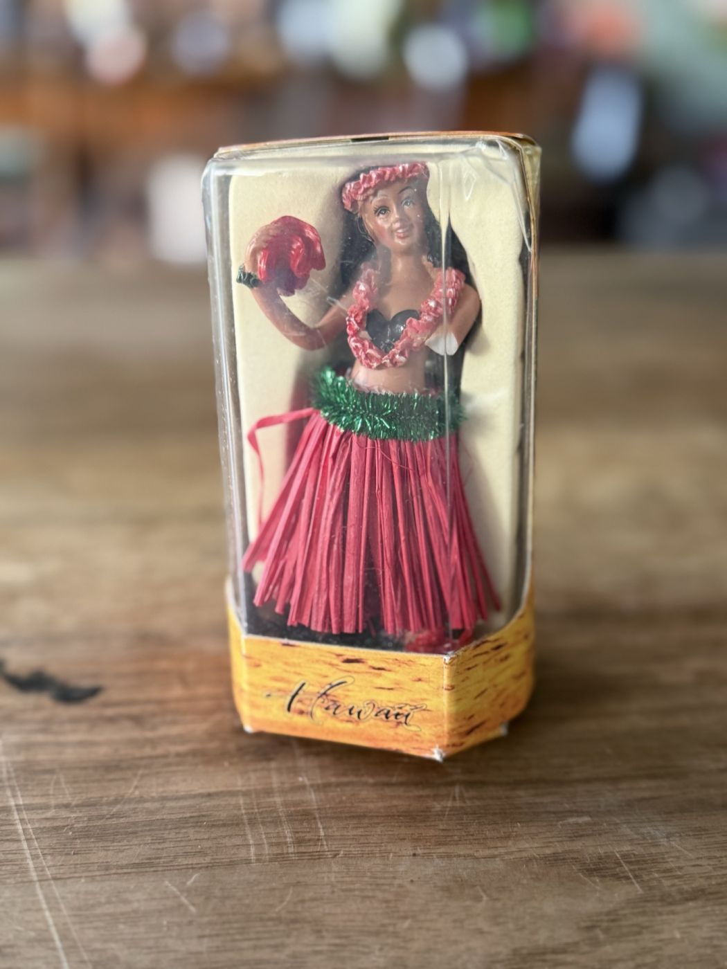 Vintage Hula-Wackelfigur in Box