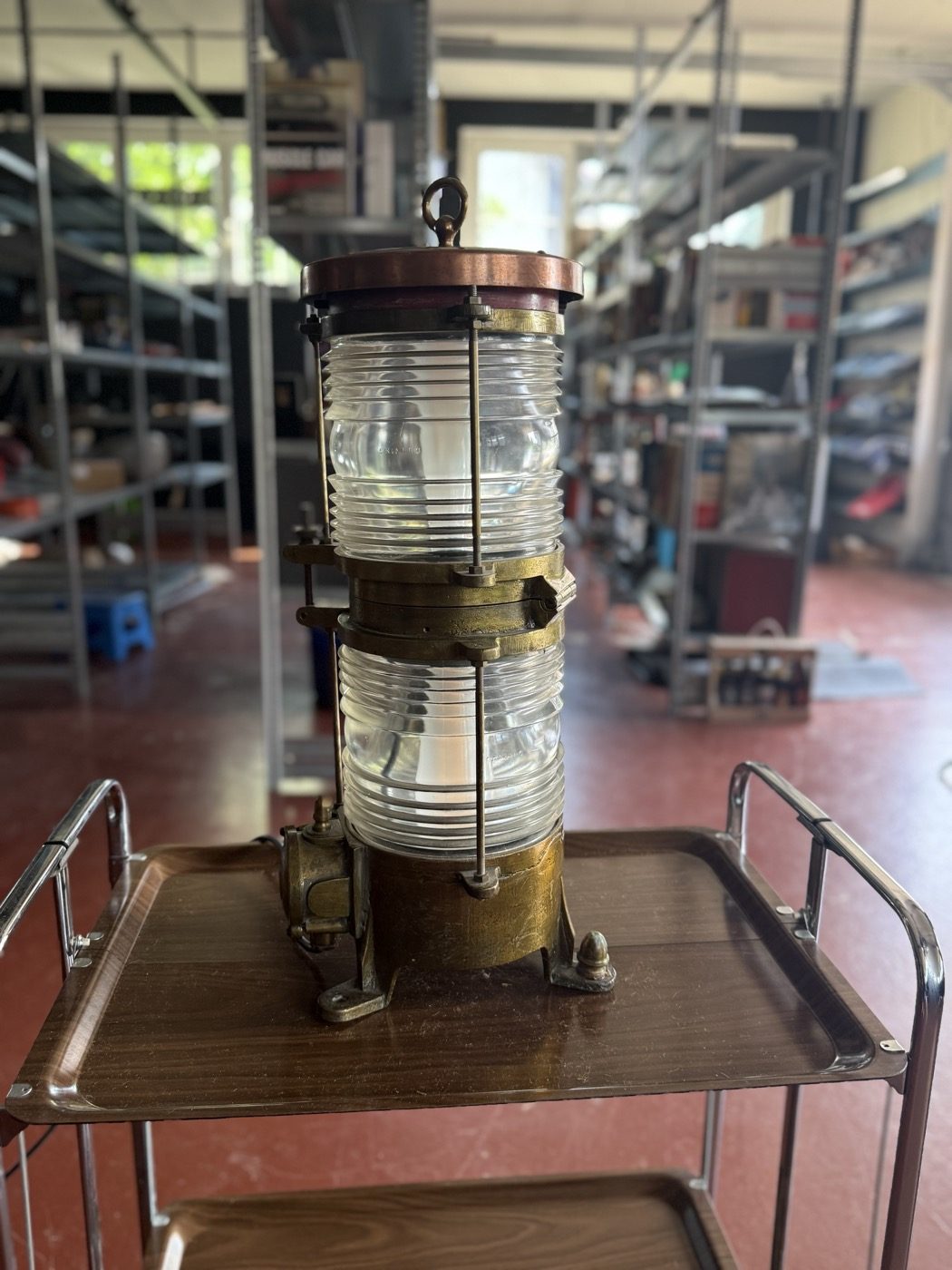 Fanal de signalisation à deux verres Fresnel