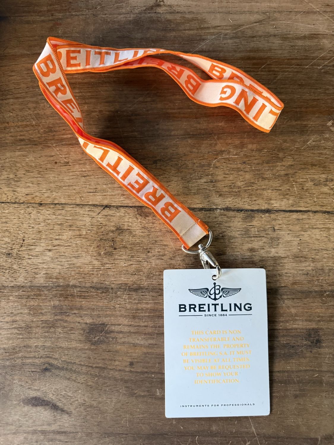 Breitling VIP-Badge «2009 Special Event» mit Lanyard