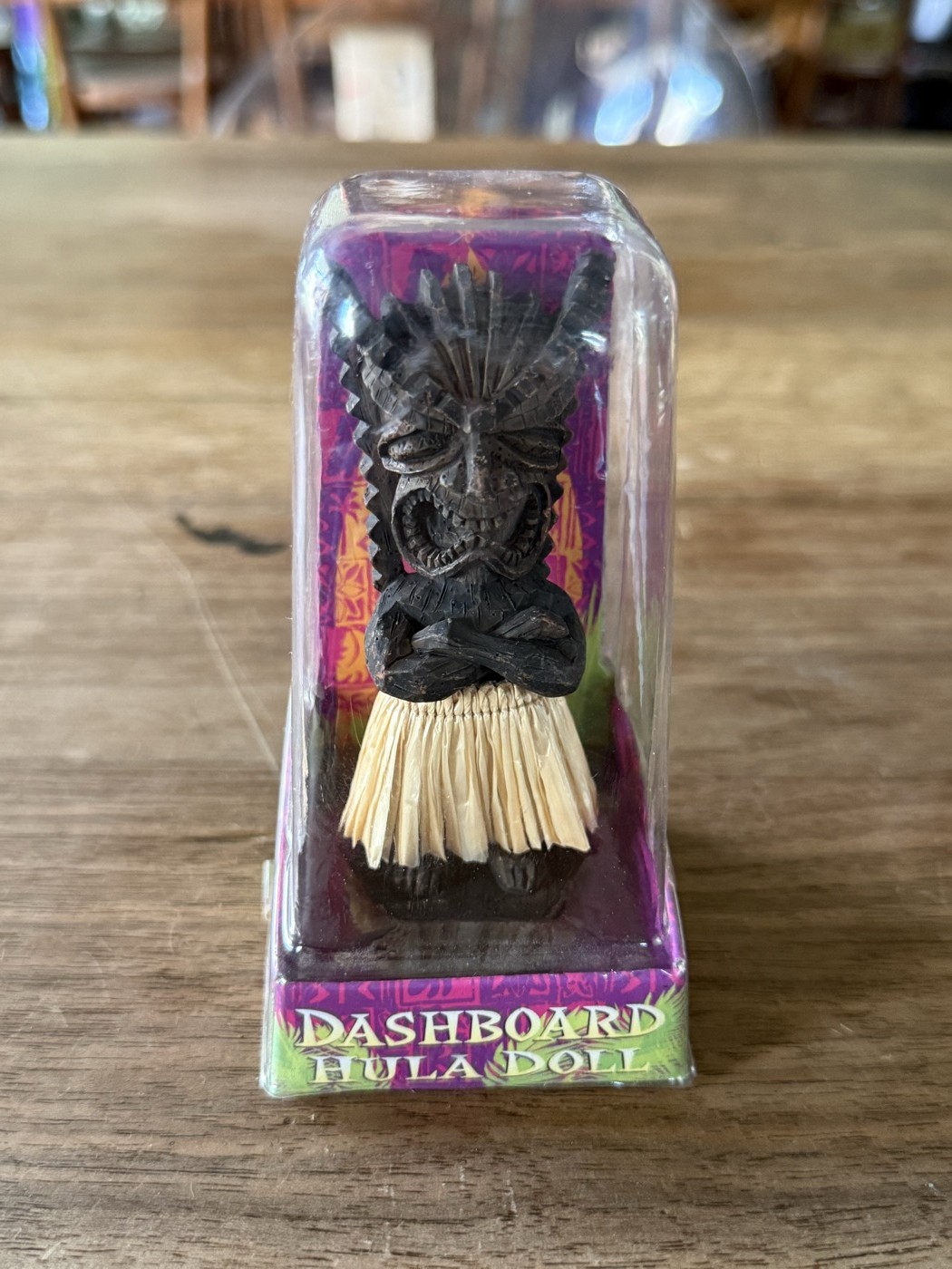 Dashboard Hula Doll – Ku-Tiki mit Bastrock