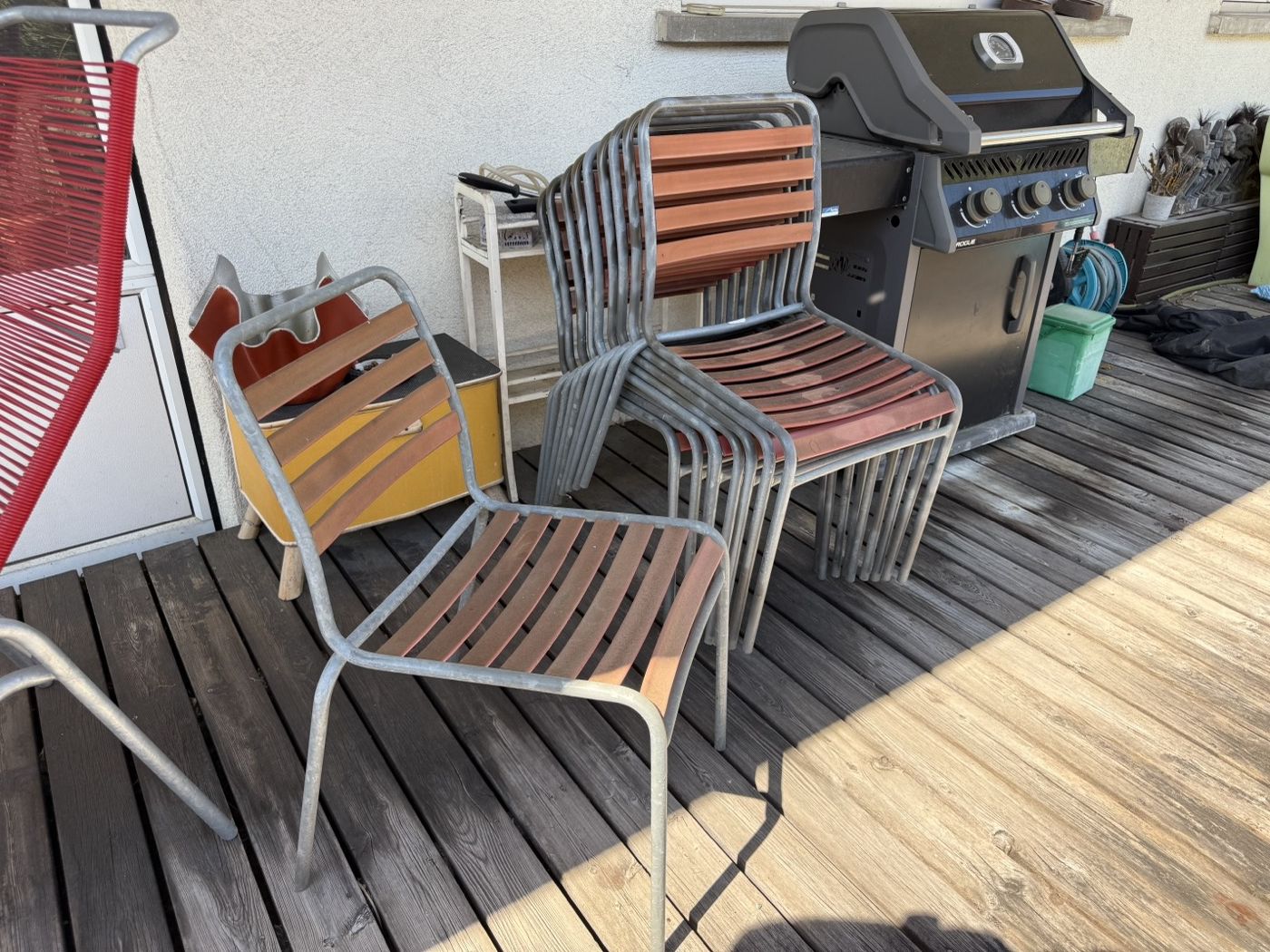 Schaffner Lattenstühle · 10 Stück
