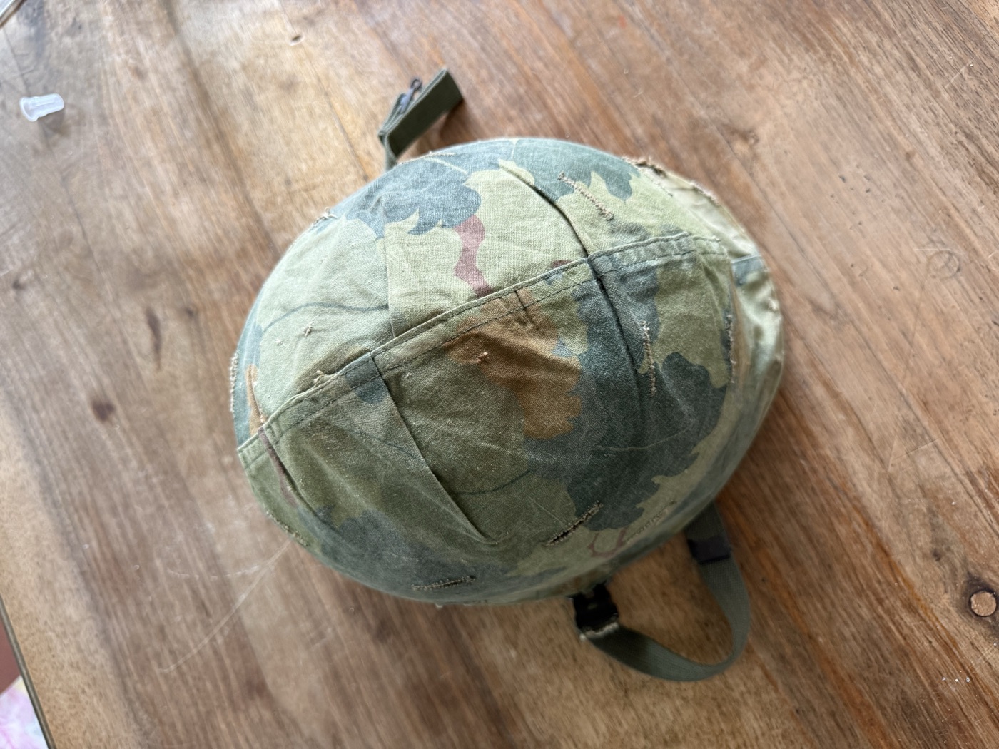 US M1 Stahlhelm mit Mitchell-Cover