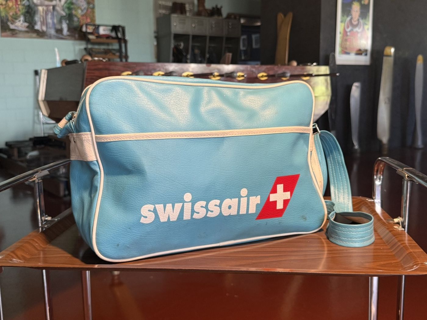 Swissair Schultertasche · Retro-Edition