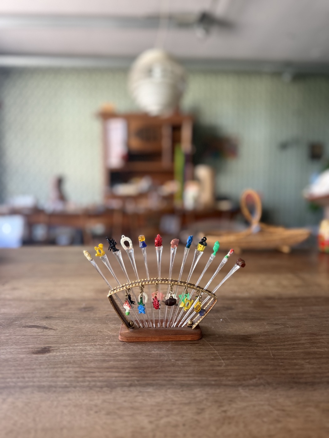 Cocktailspiesse · Set mit Holzständer