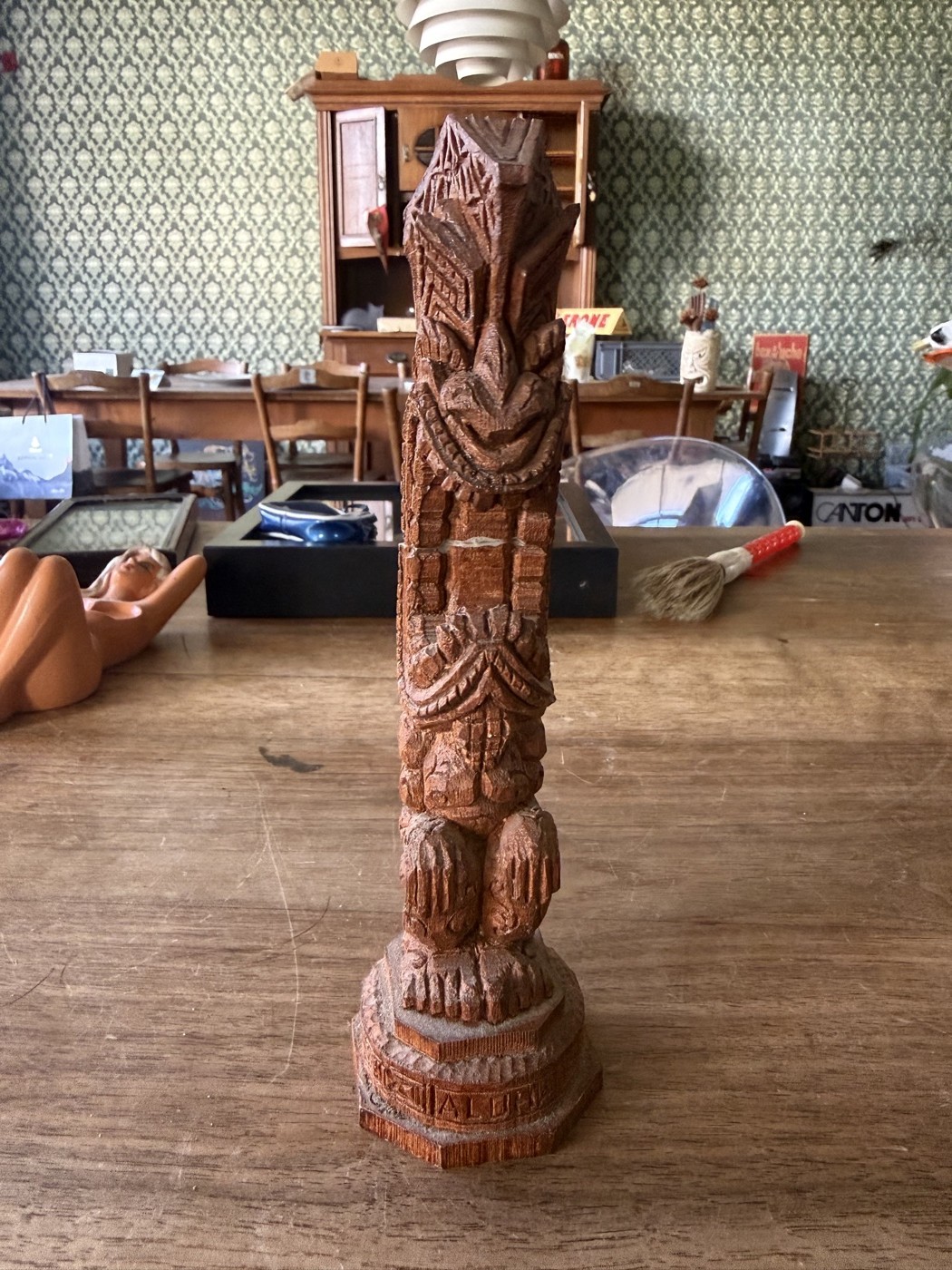 Tiki-Säule «Crazy Al» Evans · Bone Productions 1996 · Nr. 153/2500