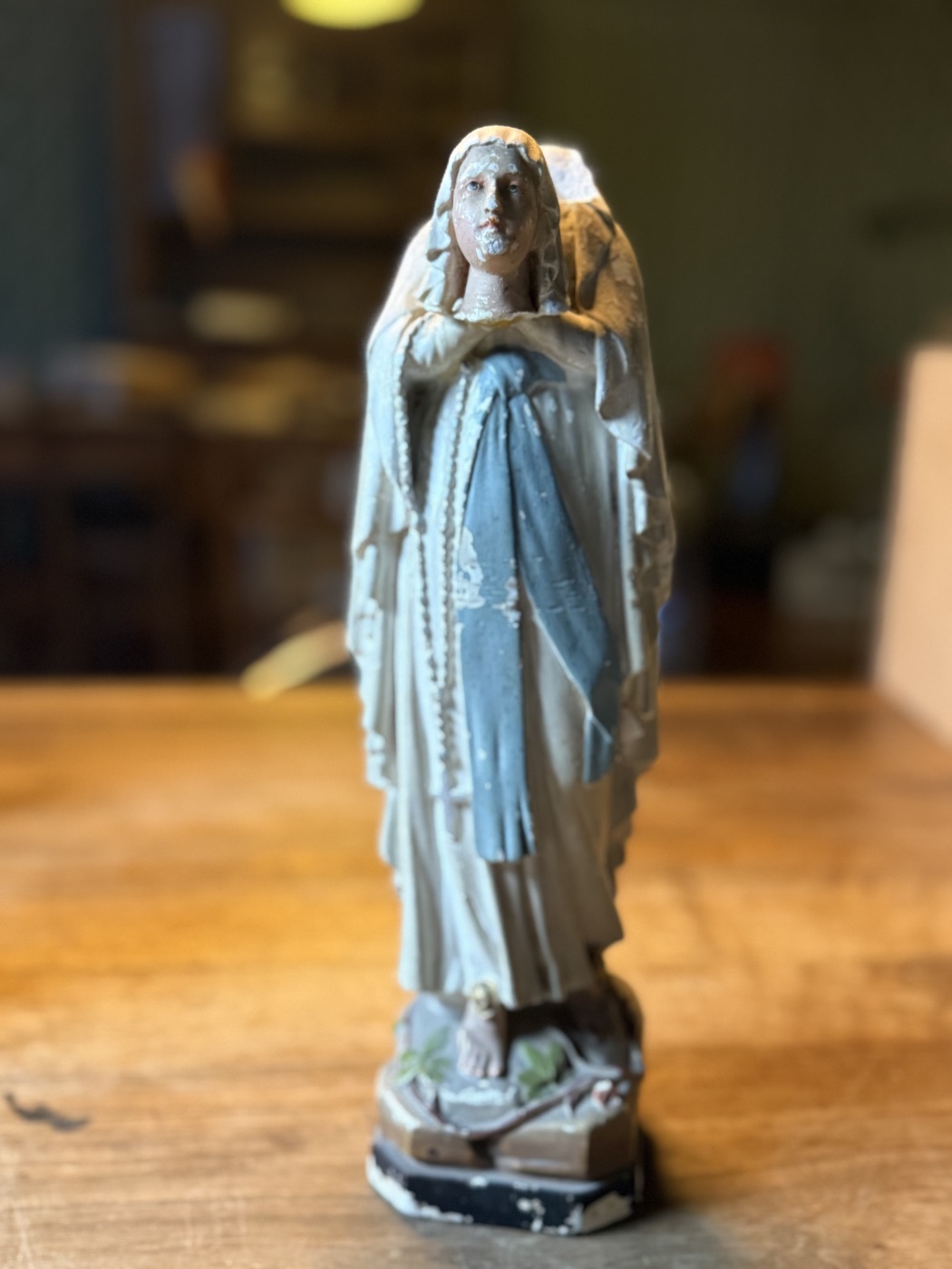 Madonna von Lourdes · Gipsfigur