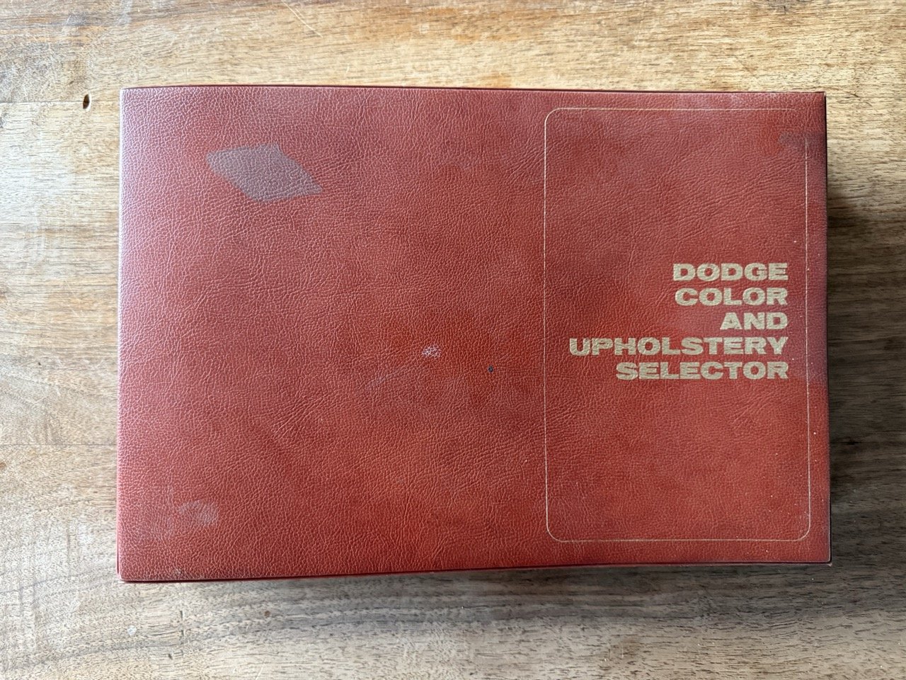 Dodge «Color and Upholstery Selector» 1970, Händler-Album