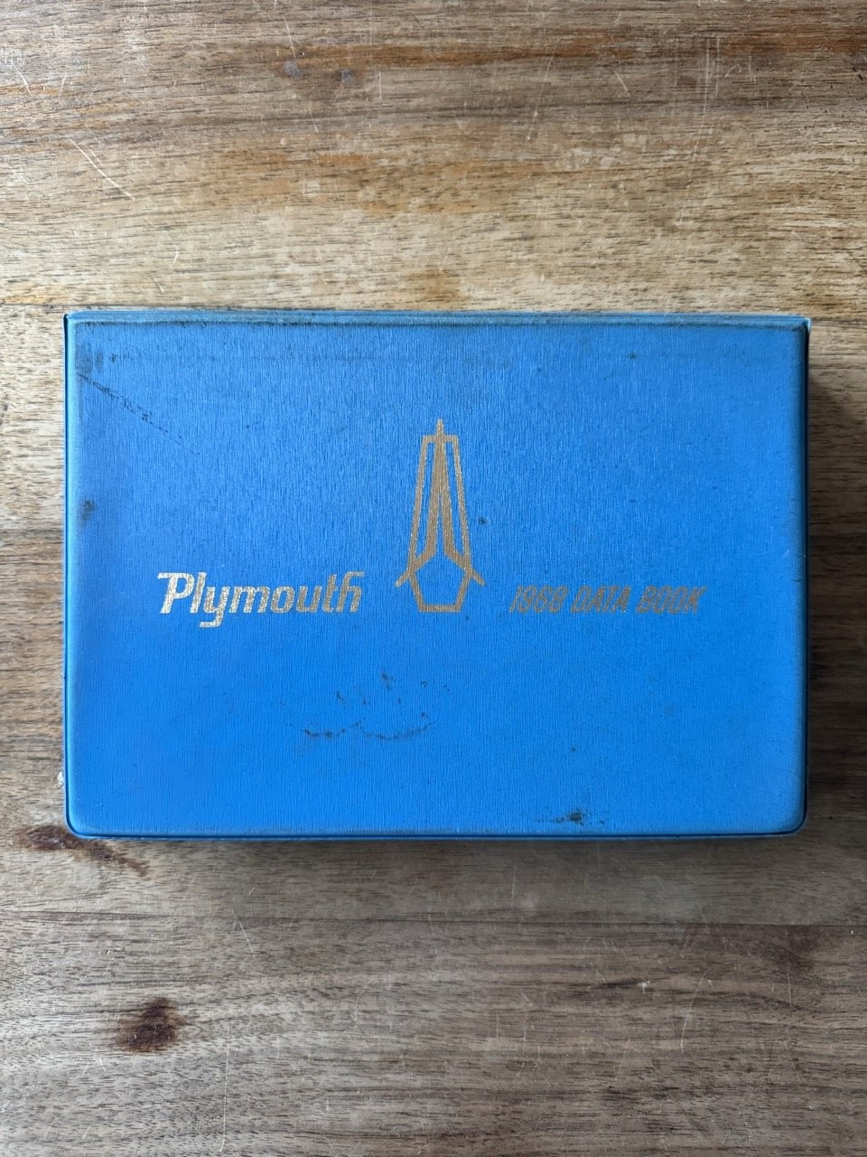 Plymouth Data Book 1968, blaues Vinyl