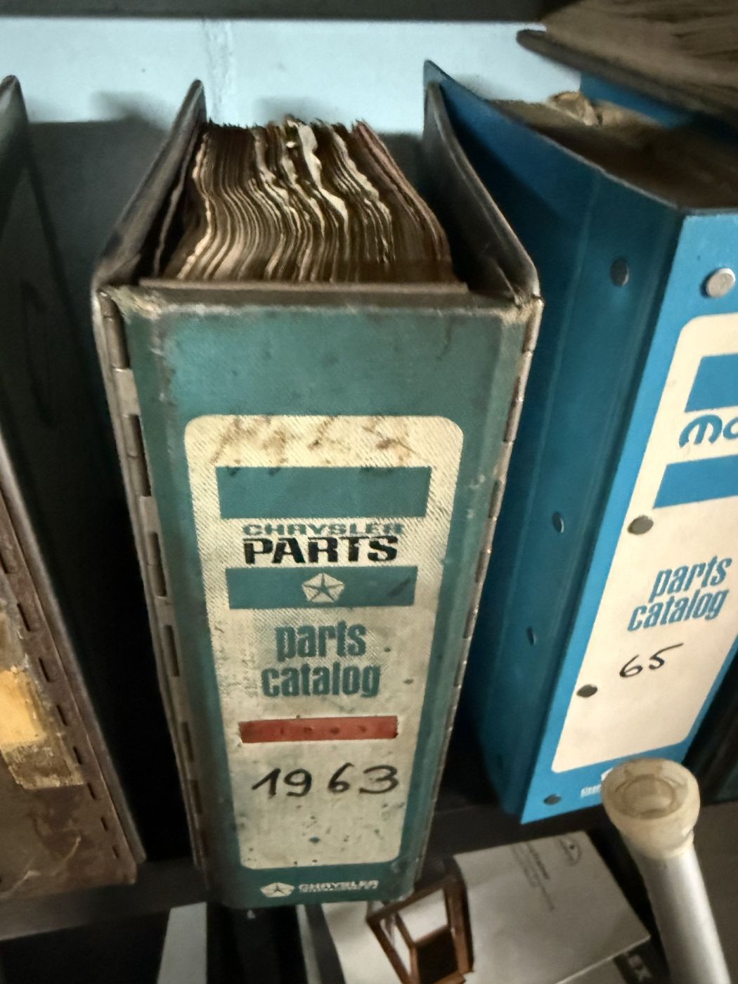Chrysler Parts «Parts Catalog» 1963, Metallbinder
