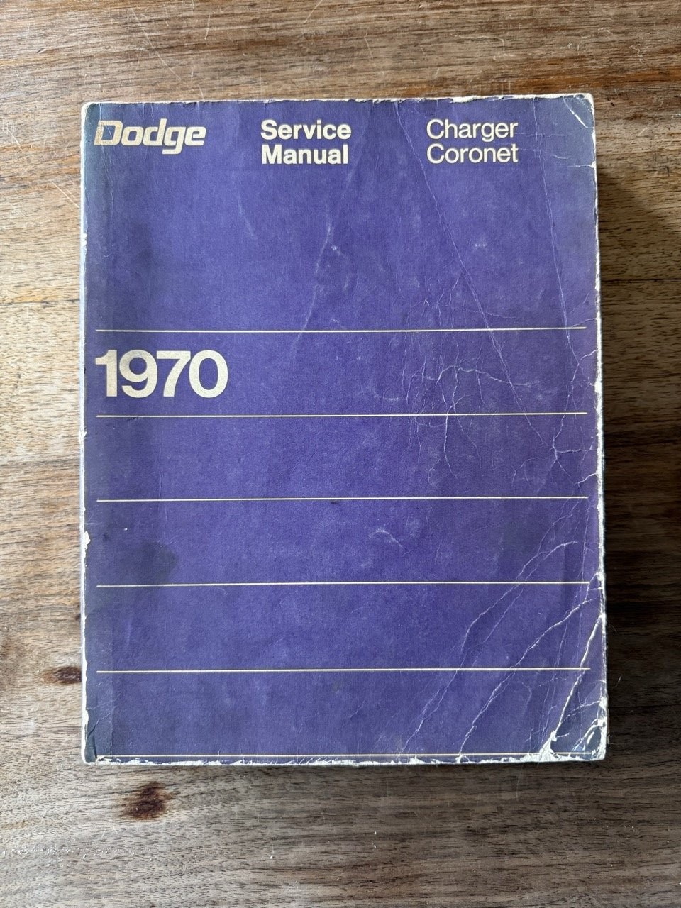 Dodge Service Manual 1970 Charger/Coronet