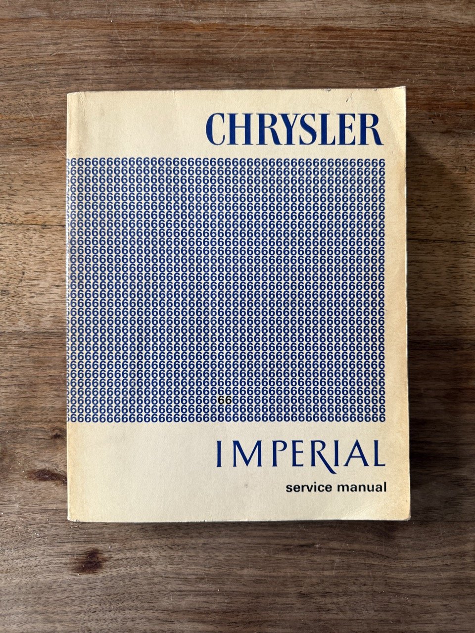 Chrysler Imperial Service Manual 1966 (Original)