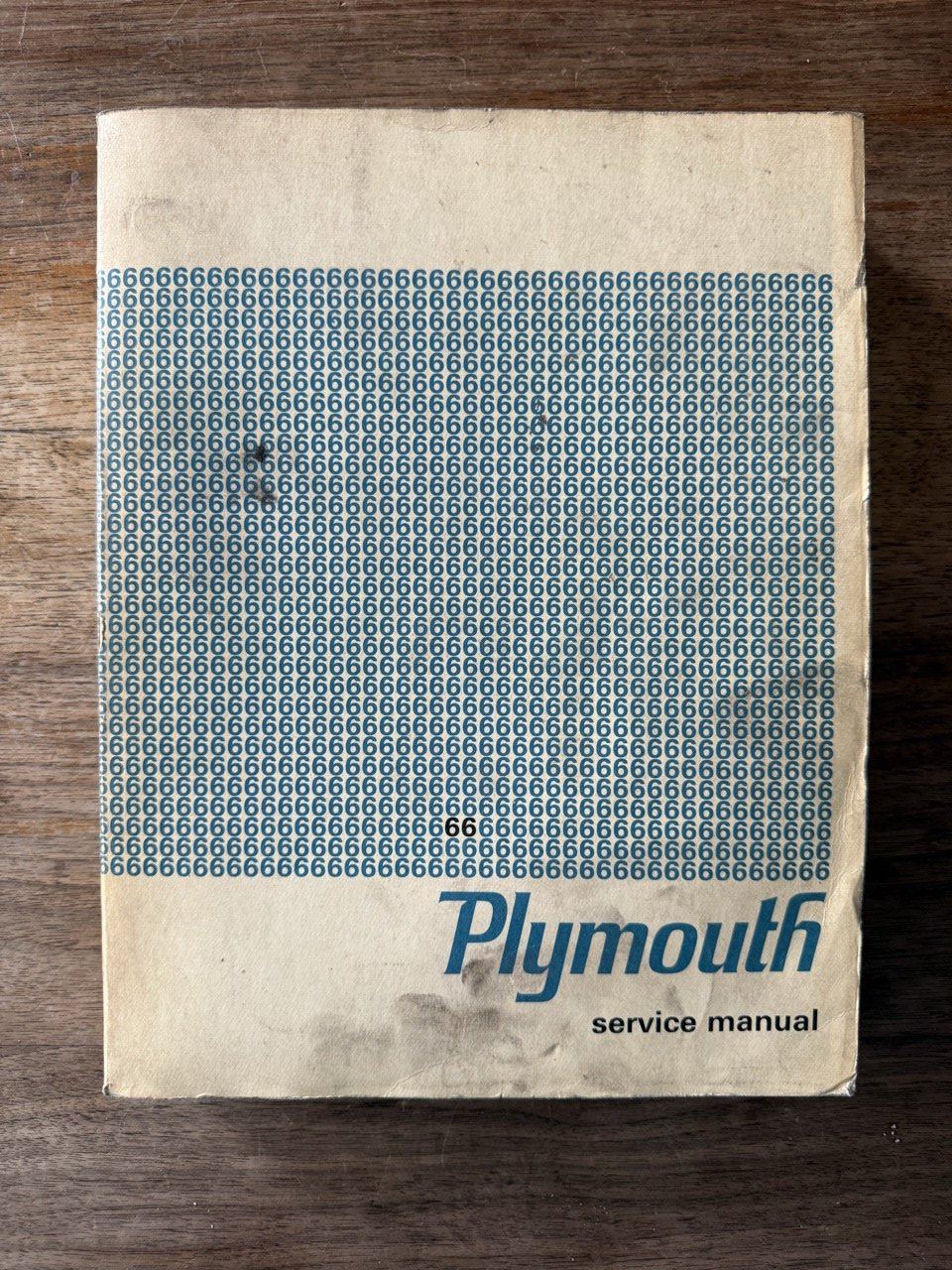 Plymouth Service Manual 1966 (Original)
