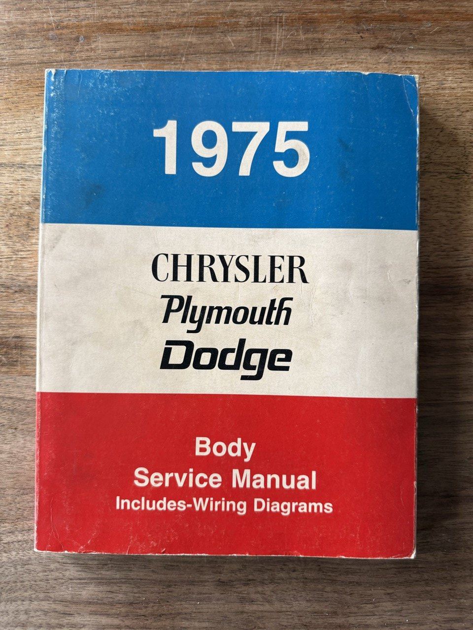 Body Service Manual 1975 Chrysler/Plymouth/Dodge