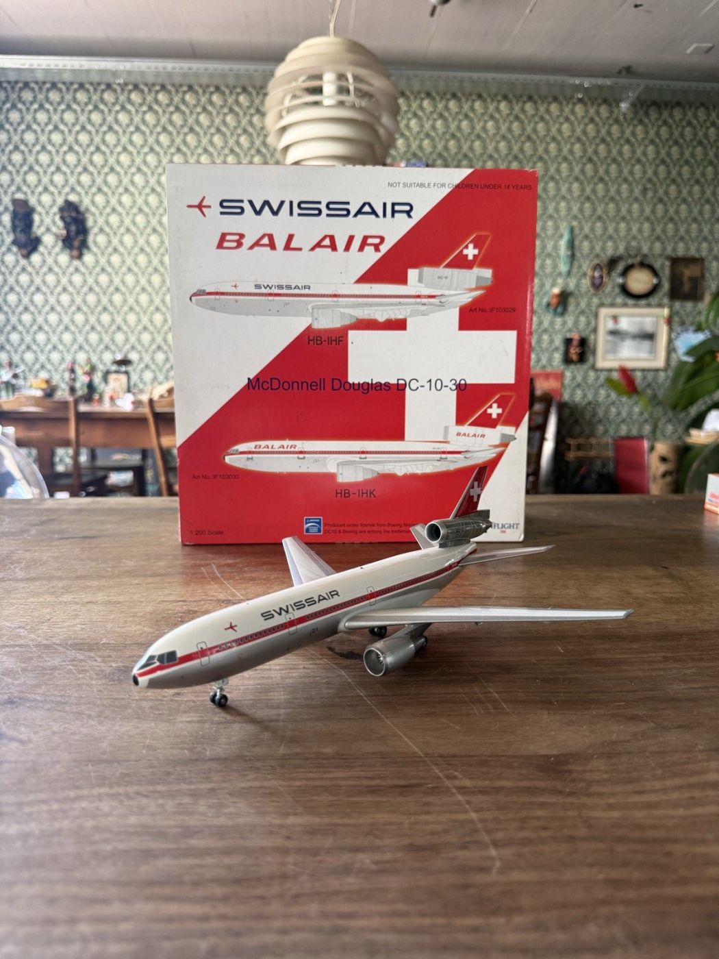 Swissair/Balair McDonnell Douglas DC-10-30, 1:200