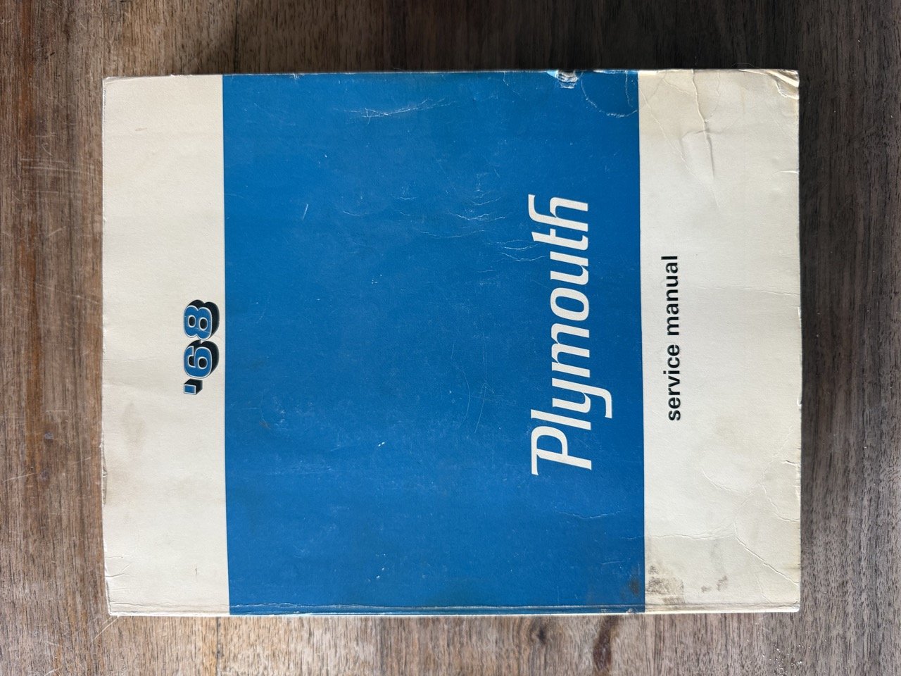 Manuel d’atelier Plymouth 1968
