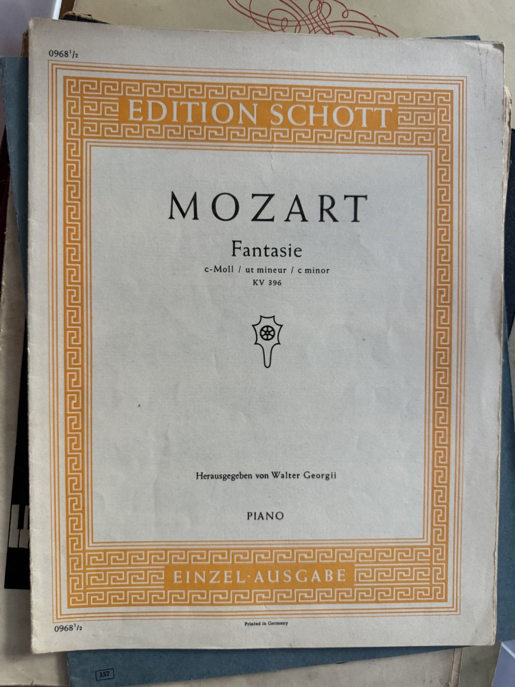 Mozart · Fantasie c-moll KV 396