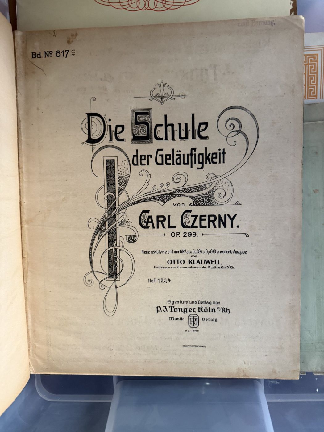 Czerny · Die Schule der Geläufigkeit op. 299