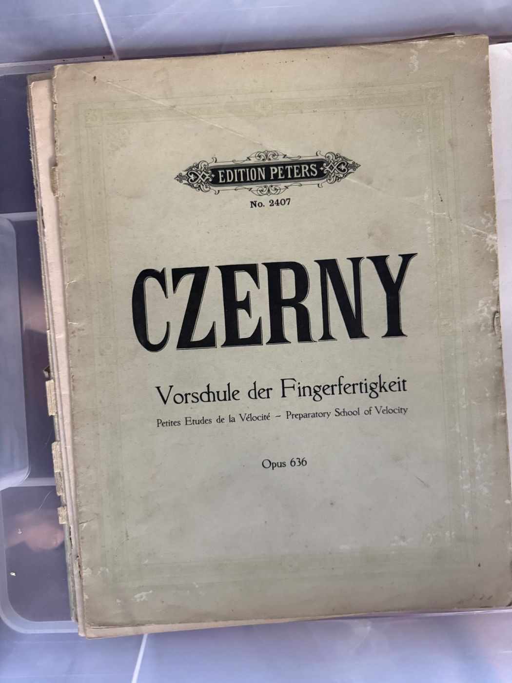 Czerny · Vorschule der Fingerfertigkeit op. 636