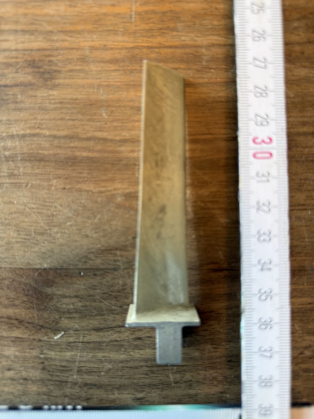 Leitschaufel messingfarben · 9 cm