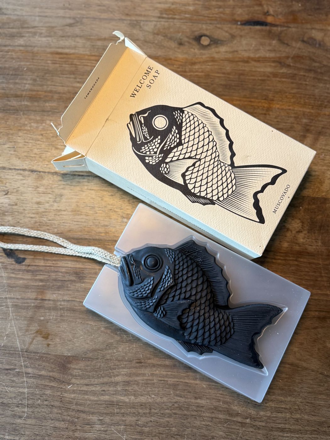 Tamanohada «Welcome Soap» · Fischseife aus Japan, OVP