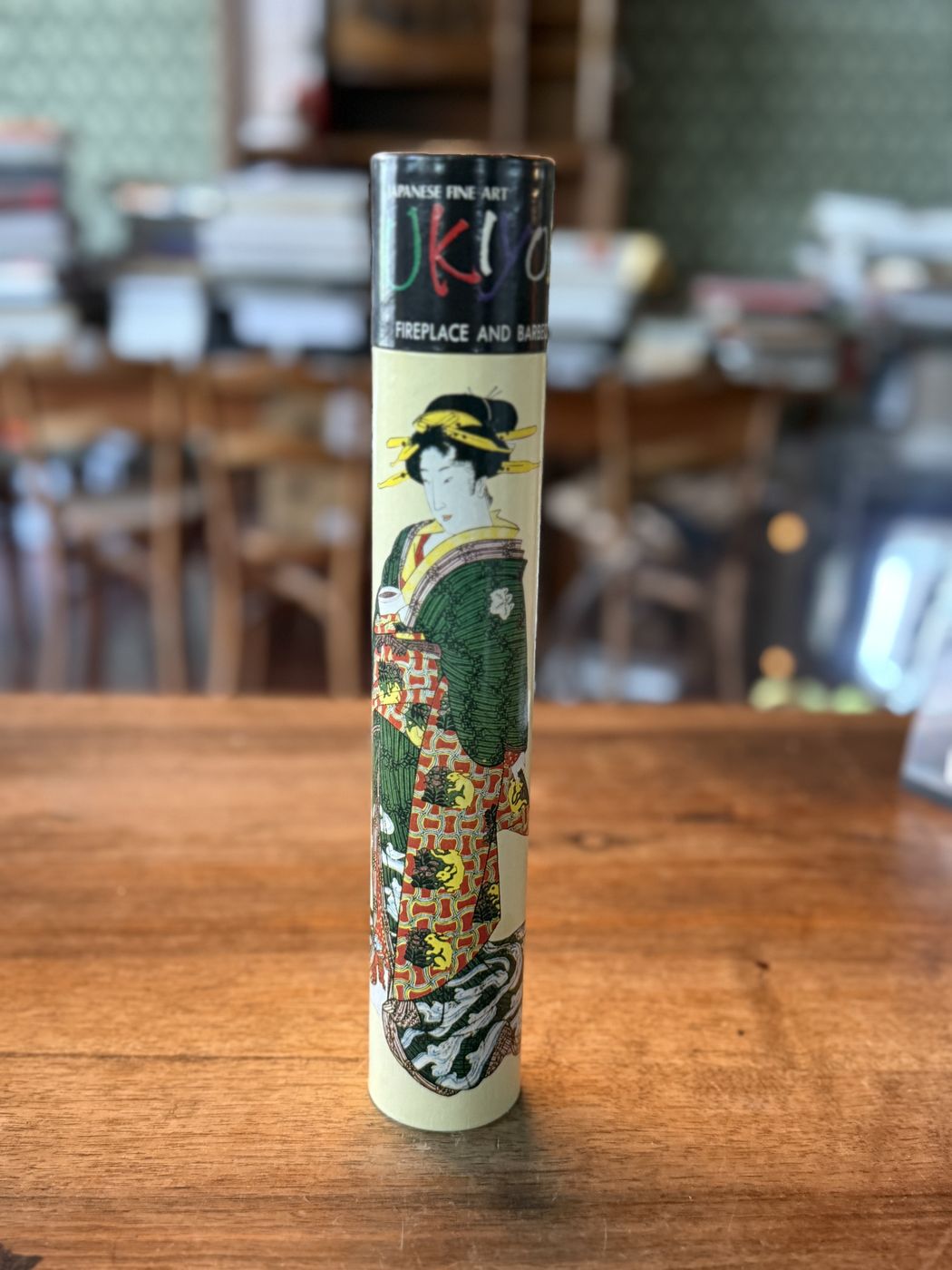Streichholzdose Ukiyo-e · lange Kaminhölzer