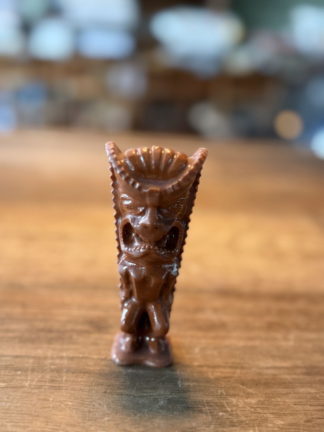 Tiki-Figur aus dem 3D-Drucker · 10 cm