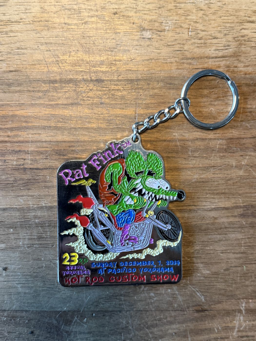 Rat Fink Schlüsselanhänger · Mooneyes Hot Rod Custom Show