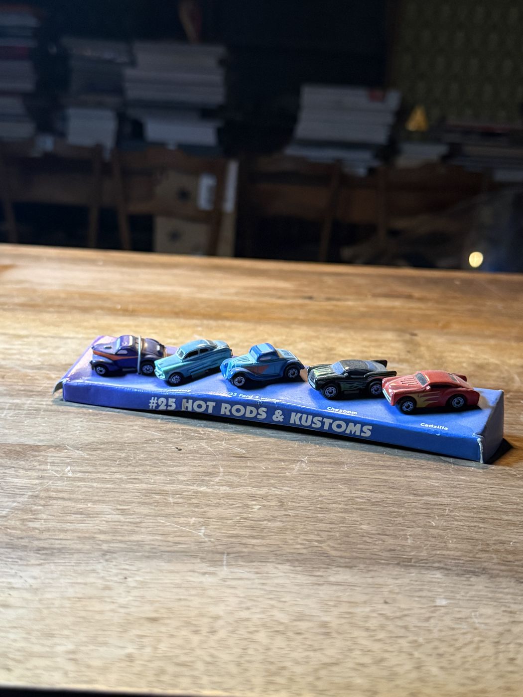 Micro Machines «#25 Hot Rods & Kustoms» · fünf Fahrzeuge