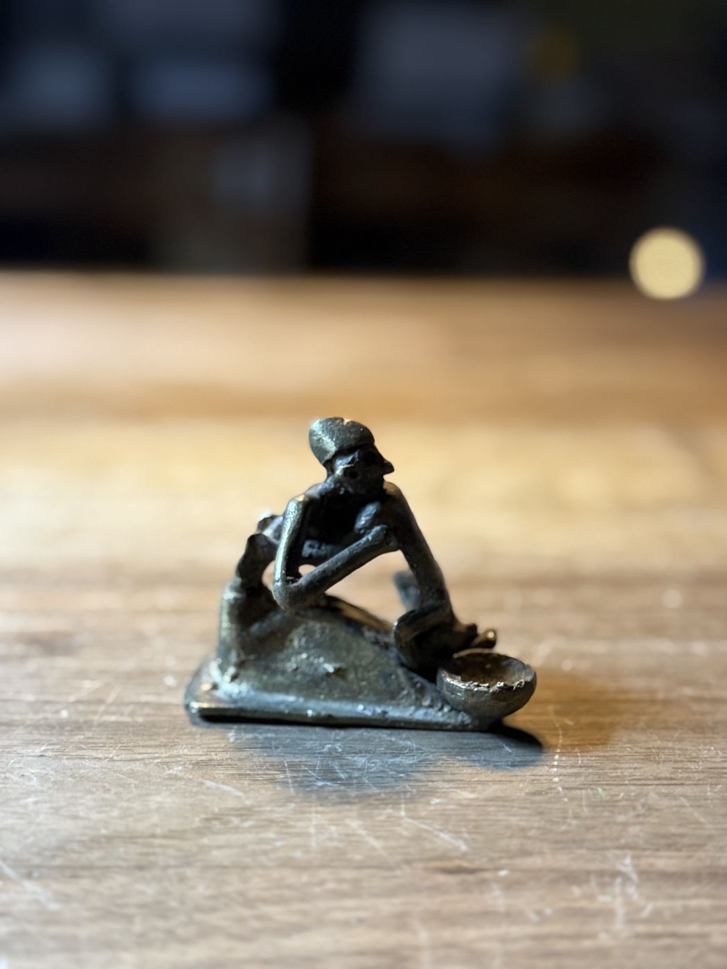 Erotische Bronzeminiatur