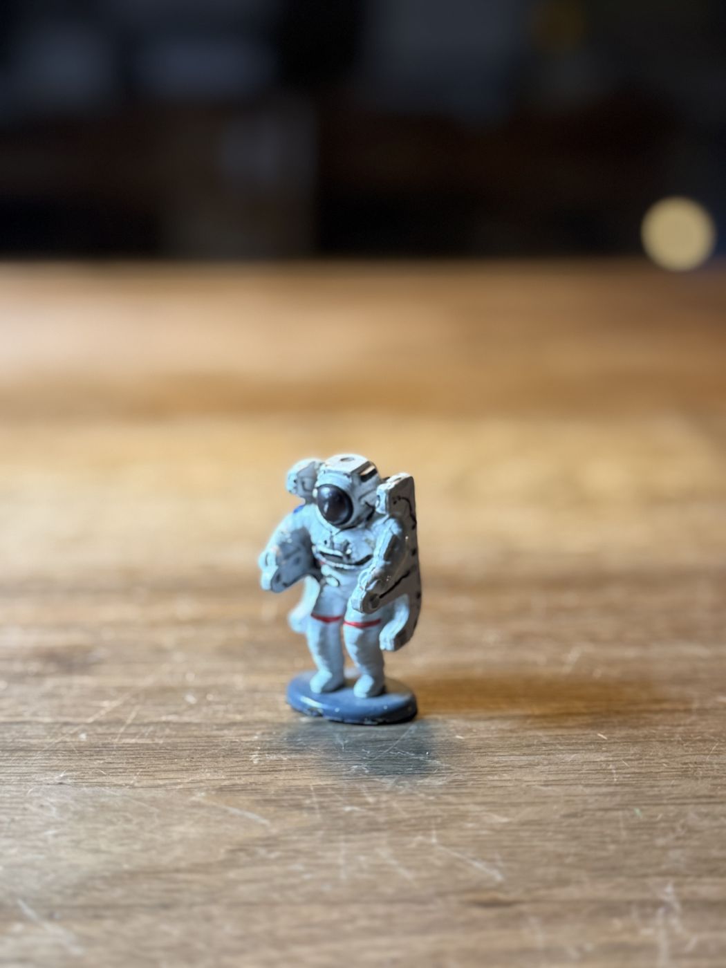 Astronaut · Zinnfigur mit Rückentornister
