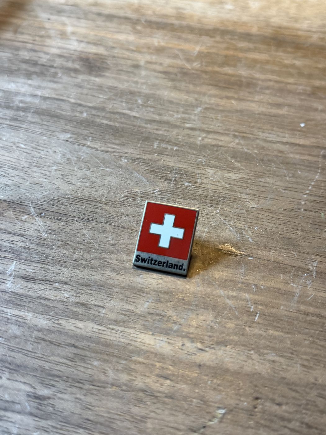 Anstecker Schweizerkreuz «Switzerland»