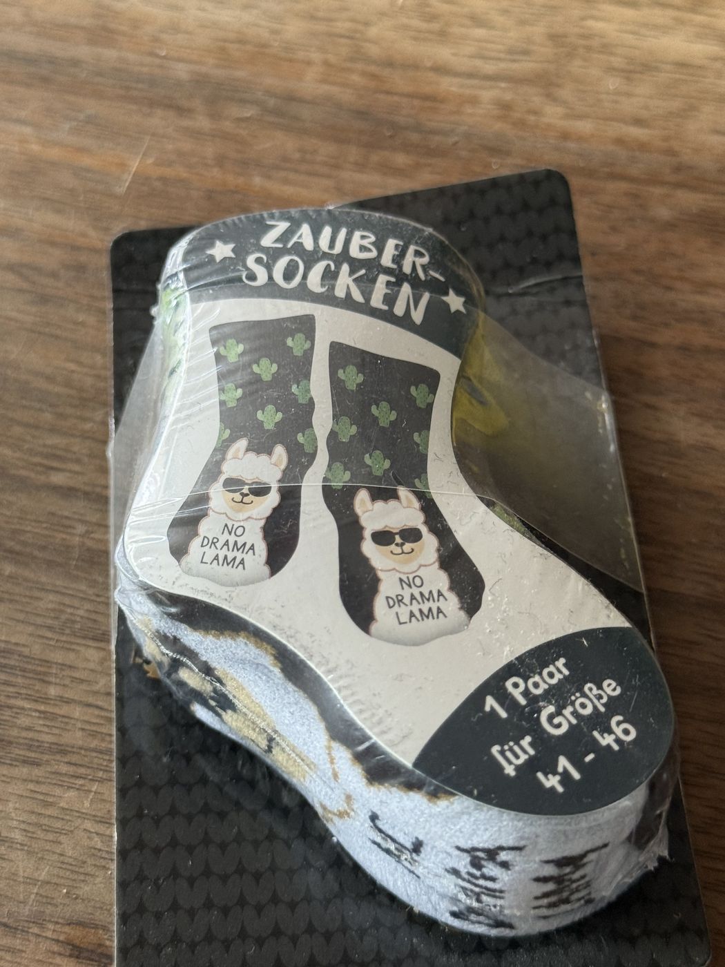 Chaussettes magiques «No Drama Lama» · pointure 41–46