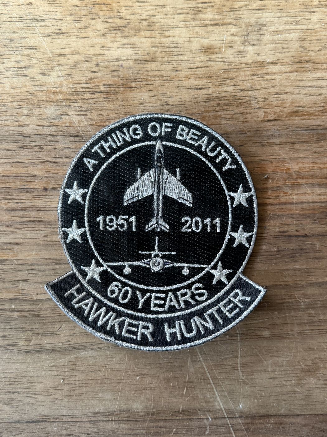Aufnäher «Hawker Hunter · 60 Years»