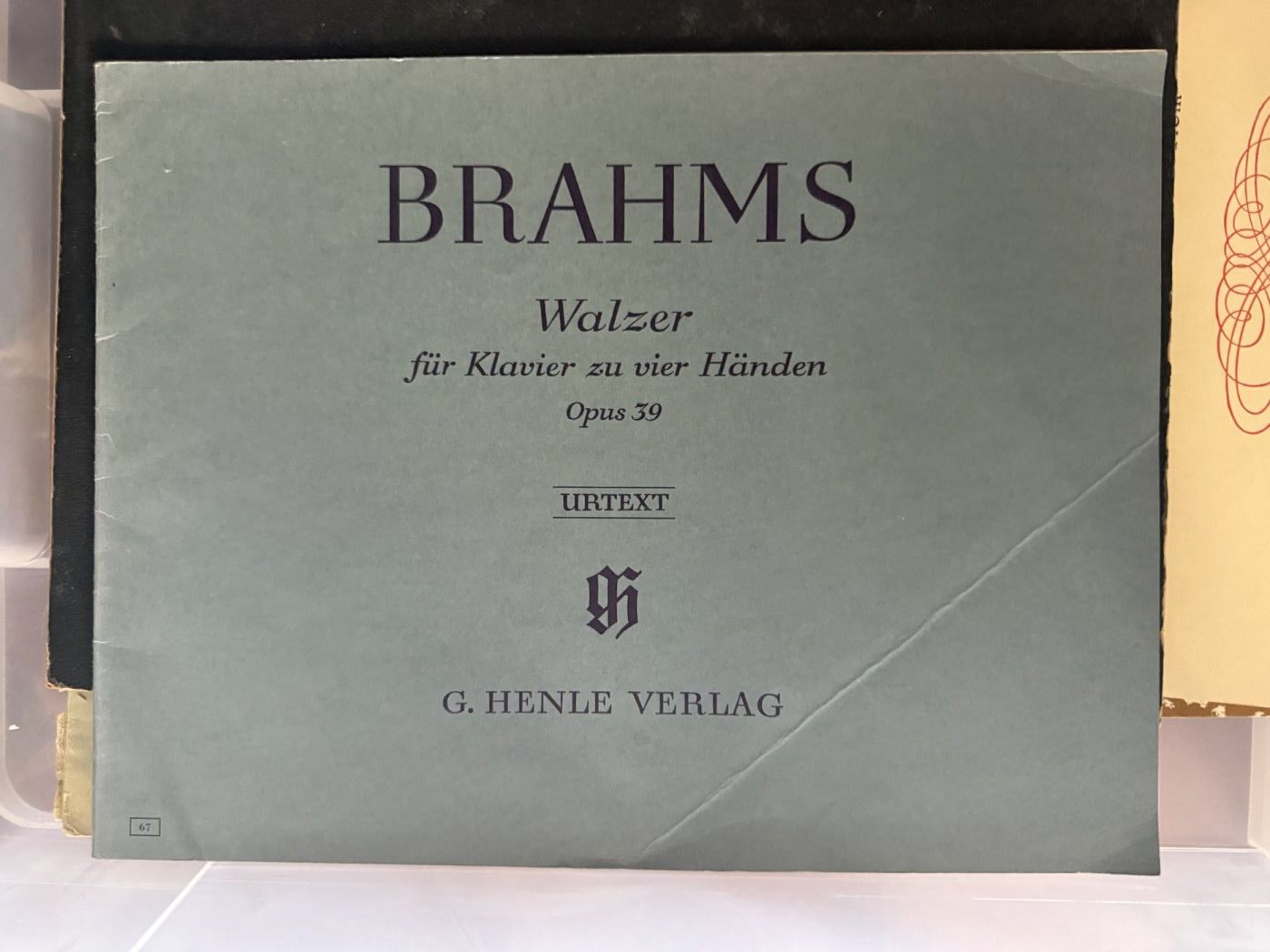 Brahms · Valzer per pianoforte a quattro mani op. 39