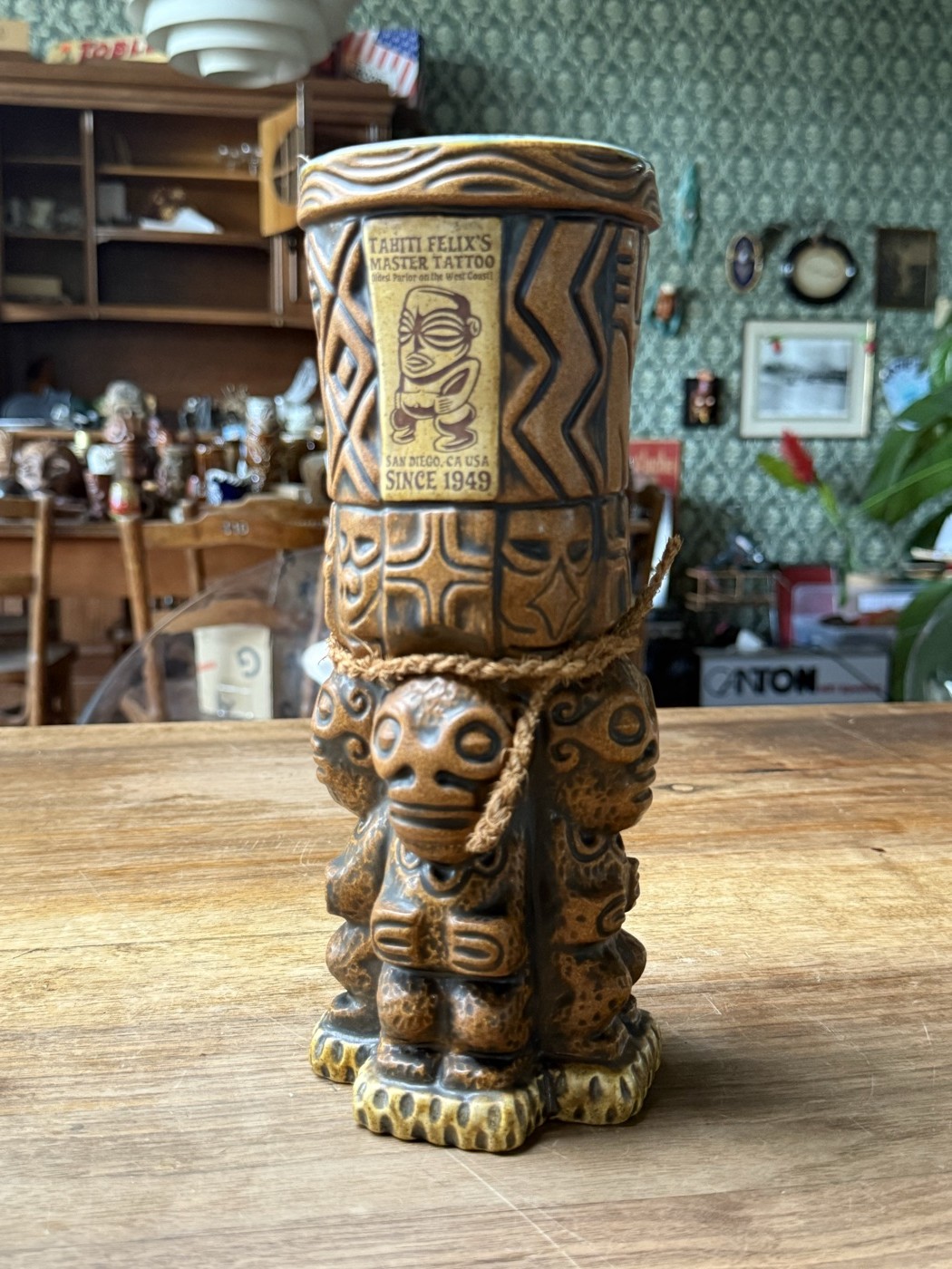 Tahiti Felix Drum Mug (braun) – TikiPop/Beachbumz Maui