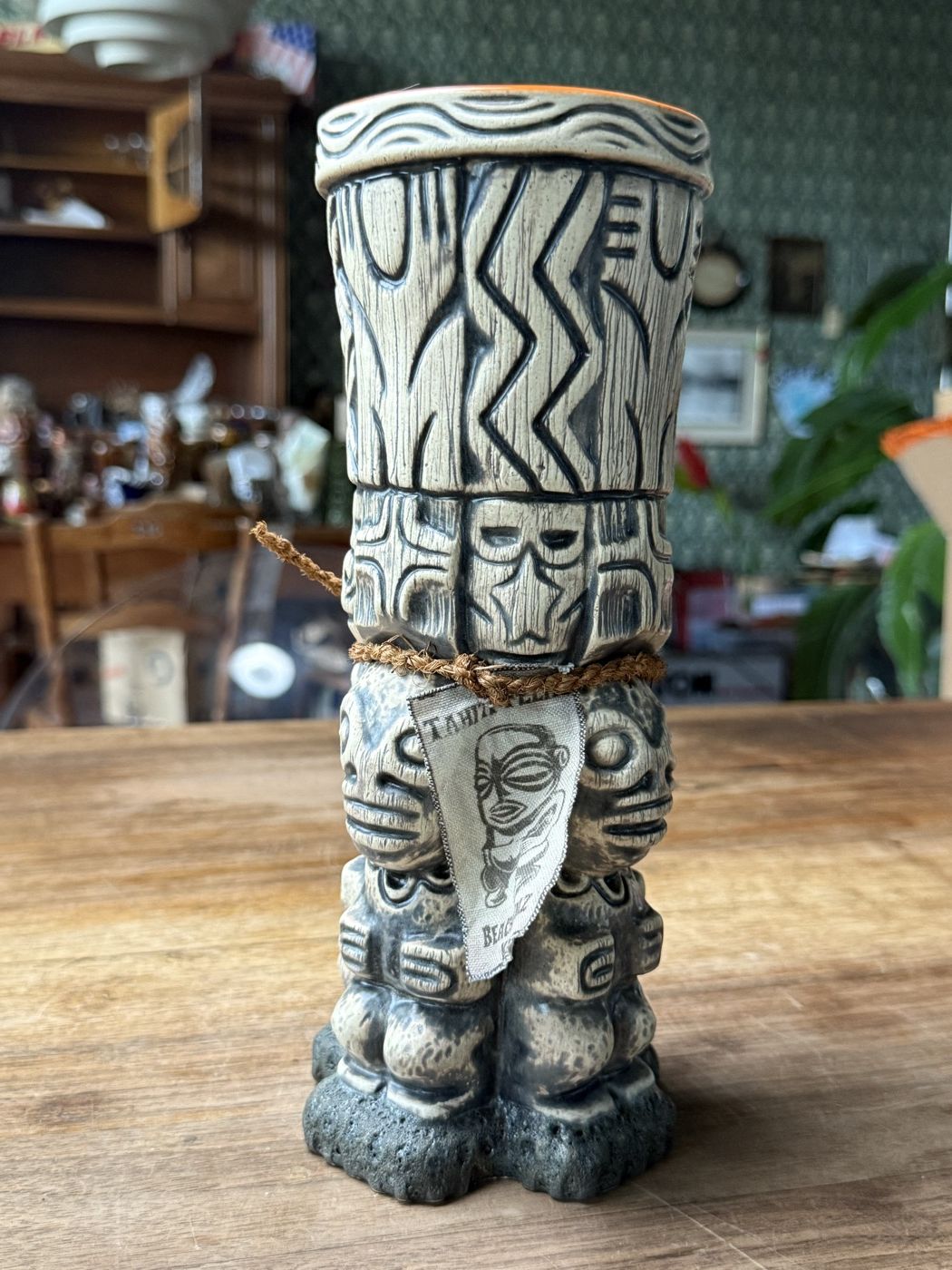 Tahiti Felix Drum Mug (grau) – TikiPop/Beachbumz Maui