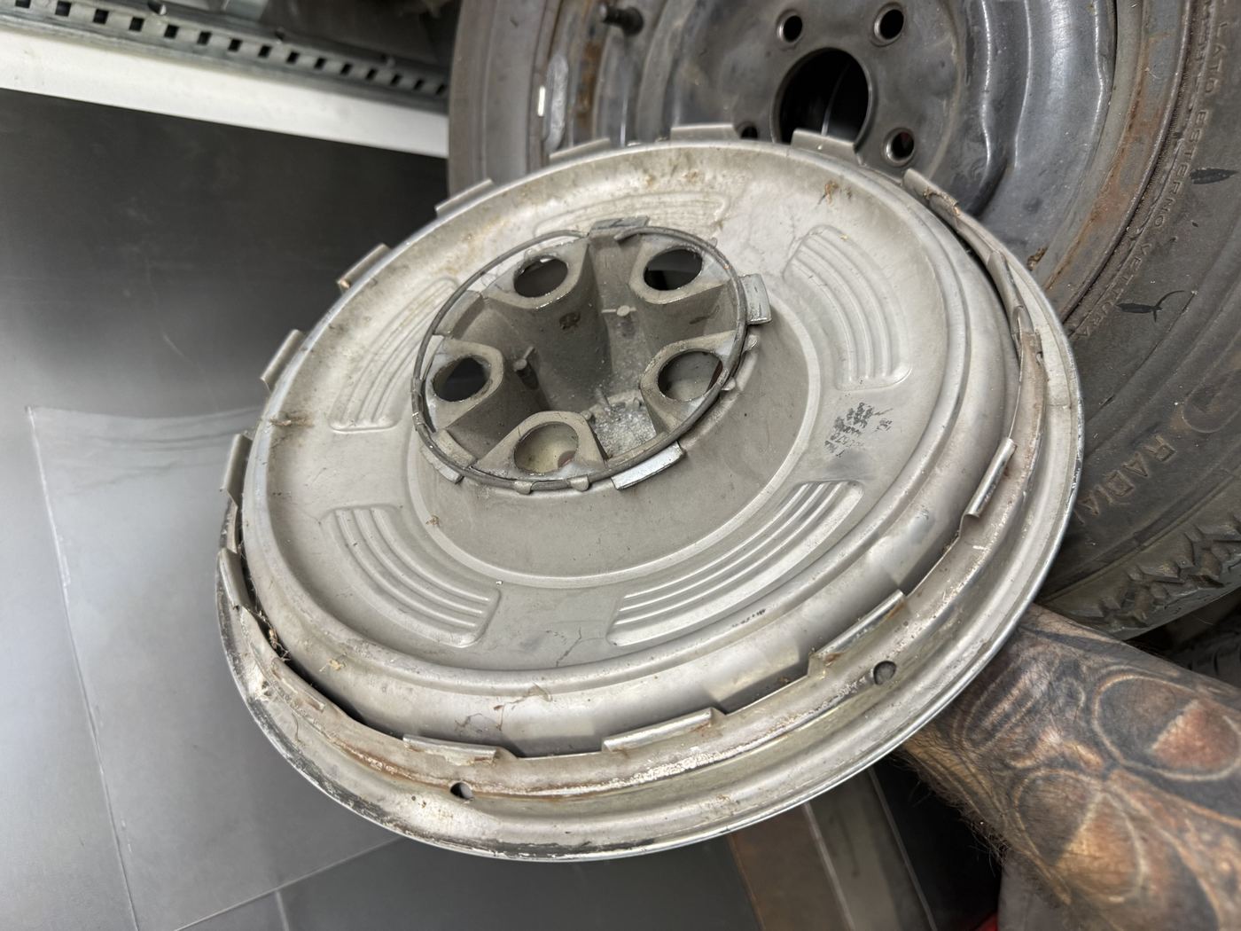 Raddeckel Plymouth 13 Zoll · Original, kein Nachbau