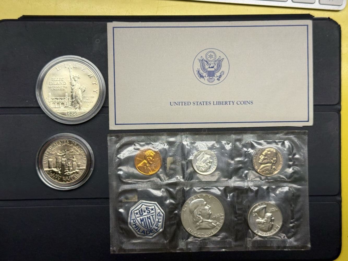 US-Proof-Set Philadelphia (mit Liberty-Set 1986)