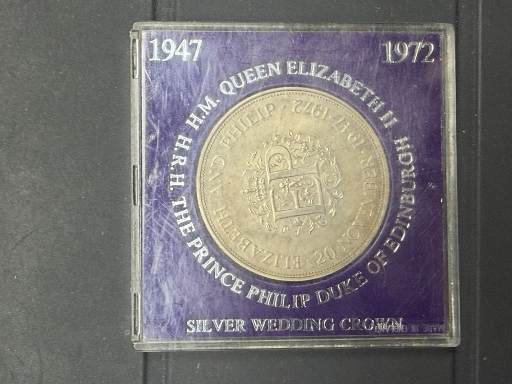 Silver Wedding Crown 1972