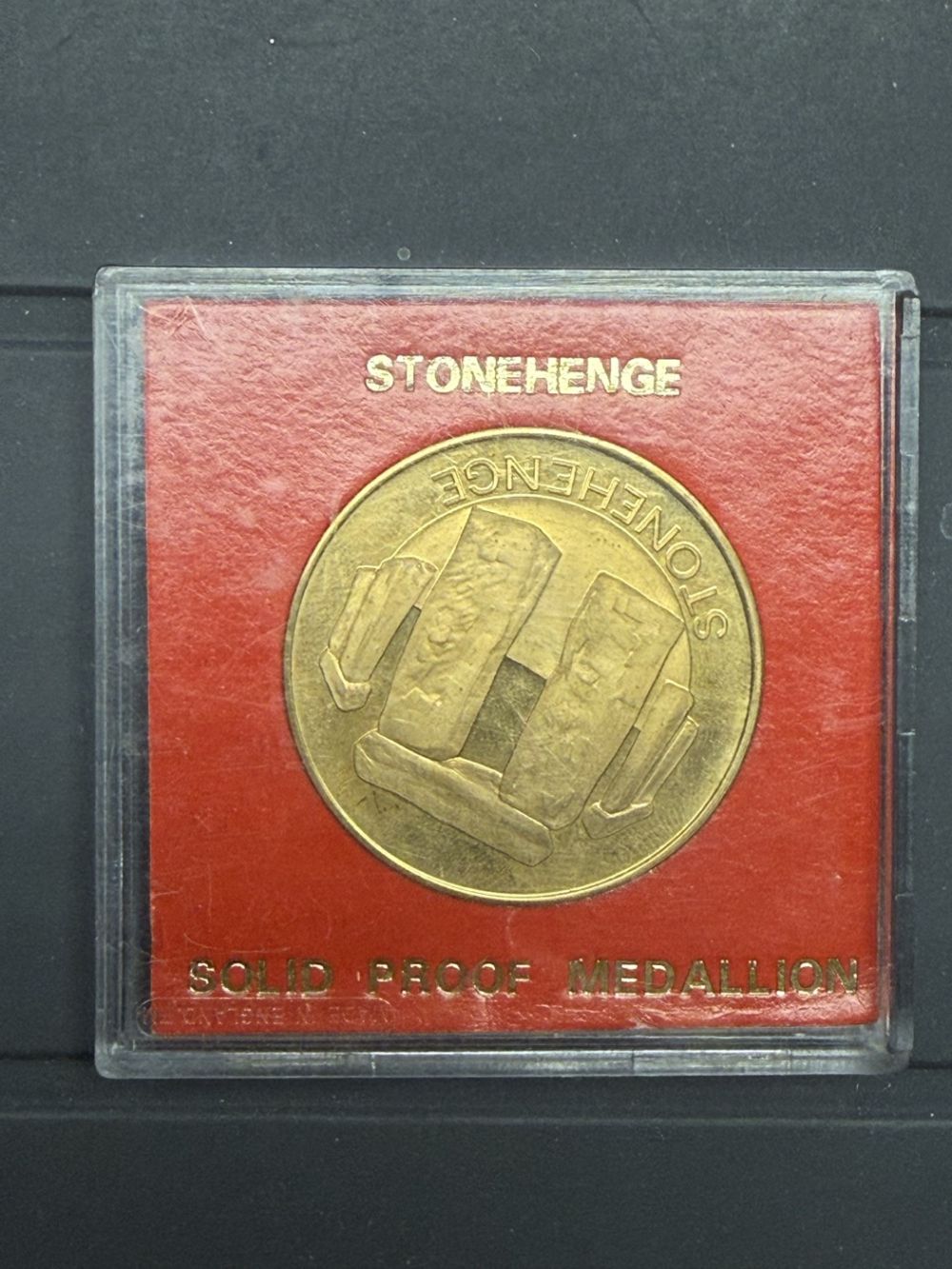 Stonehenge Solid Proof Medallion