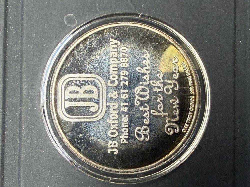 1-oz-Silber-Round «JB Oxford»