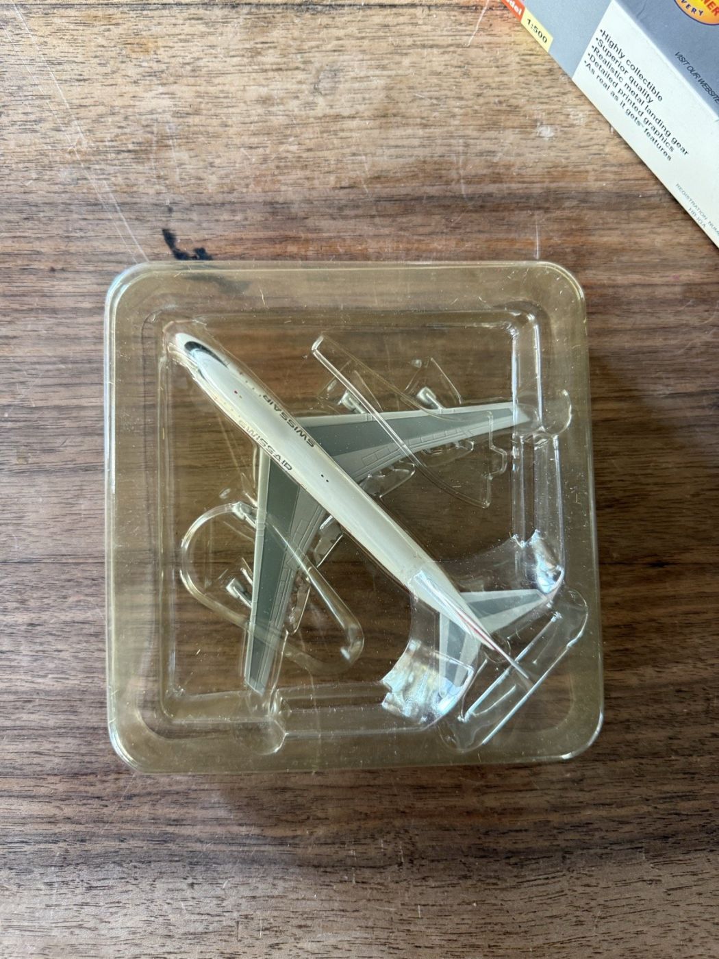 Schuco Swissair Boeing 747-200, klein, in Box